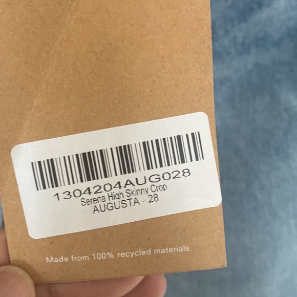 Reformation Serena High Skinny Crop Sz 28 - Picture 2 of 5